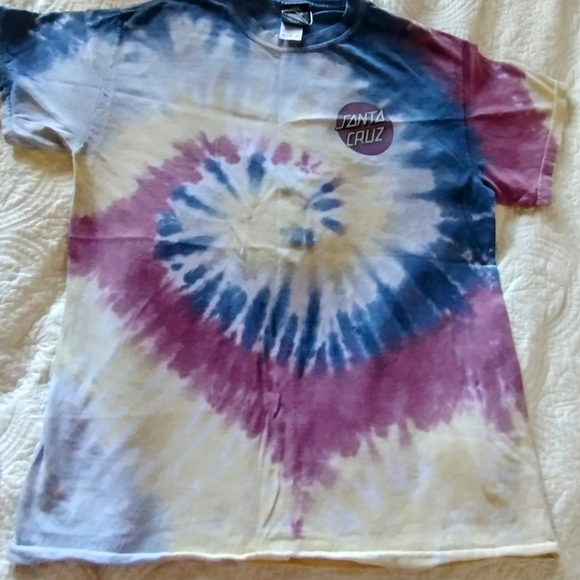 Santa Cruz Skateboards Other - Santa Cruz Skateboard Tye Dye Short Sleeve Tee-Shirt Size M